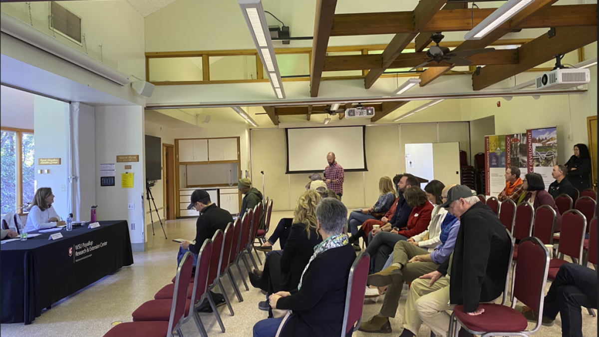 Rep. Schrier at Puyallup listening session