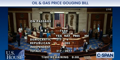 Final vote of price gouging bill