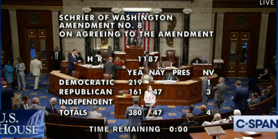 Rep. Schrier's Amendment Vote