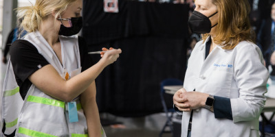 Rep. Schrier learning about COVID-19 vaccine